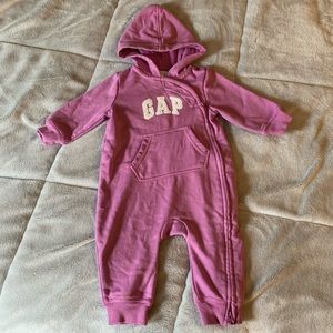 Baby gap one piece sweat suit.